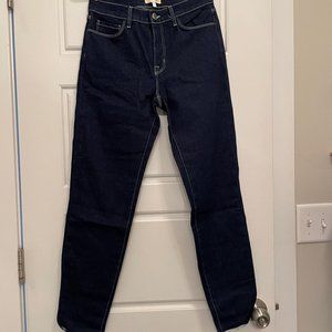 L'AGENCE, El Matador High-Rise Slim Fit Jeans, Size 25W, Dark Blue, NWOT/NEW